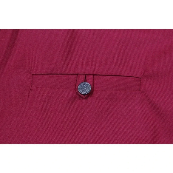 Custom Made! Solid Red Short Sleeve Pakistani Kurta 2-Piece Suit 34x26 - 40/Med - Picture 7 of 12